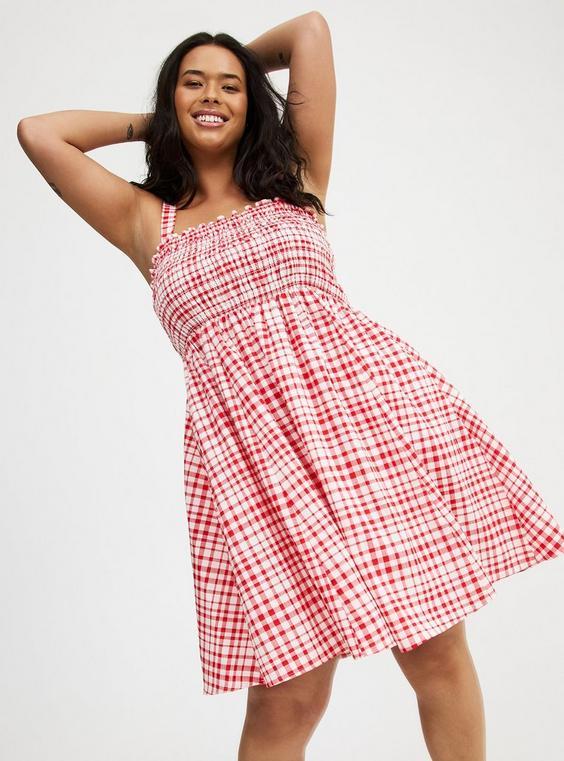 Smocked Tube Mini Dress Product Image