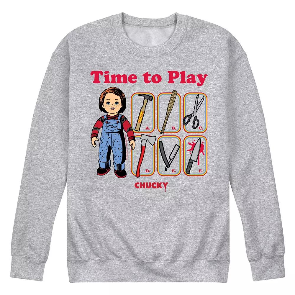 Men's Chucky Time To Play Fleece Sweatshirt,  Product Image