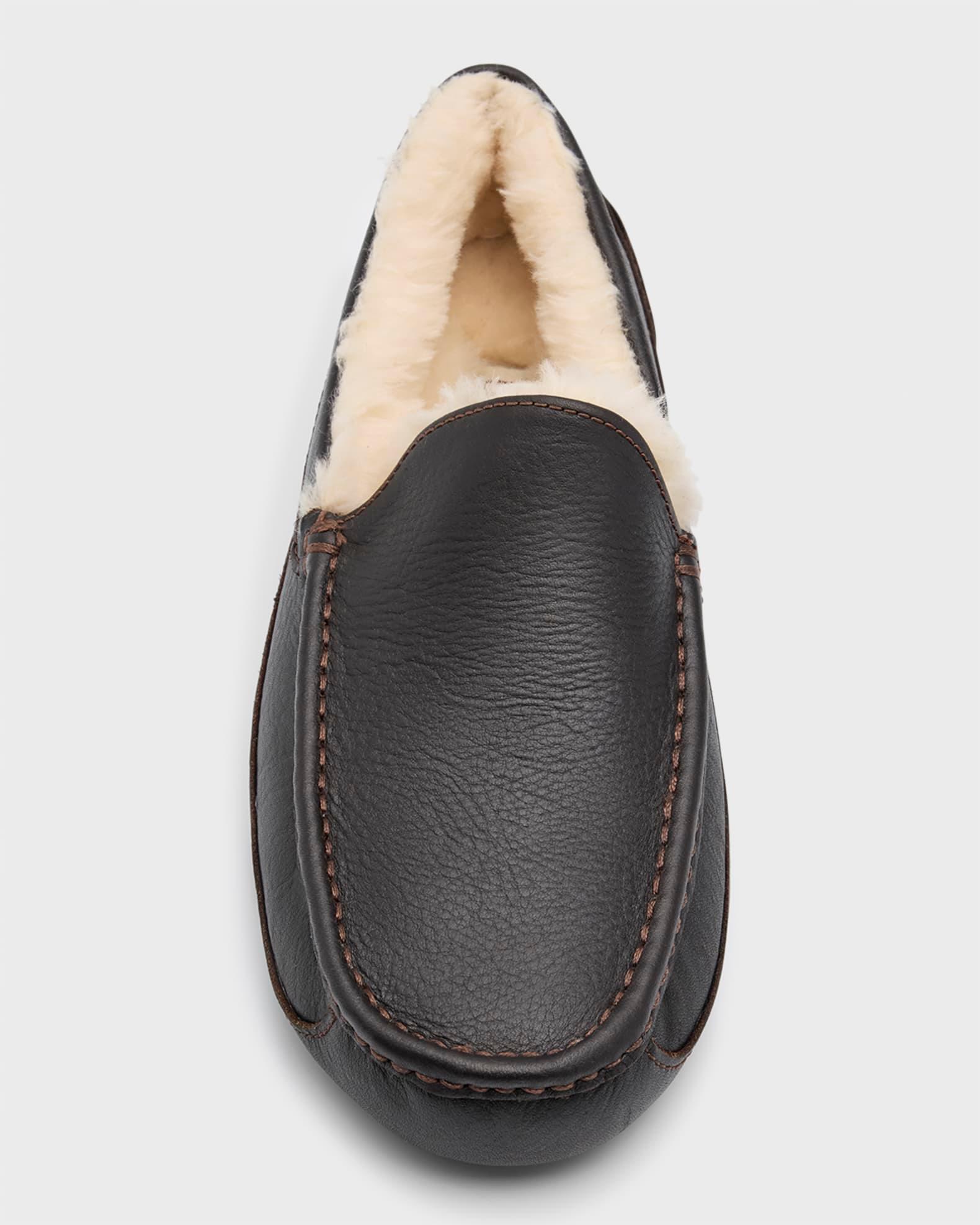 Men's Ascot Leather Slippers Product Image