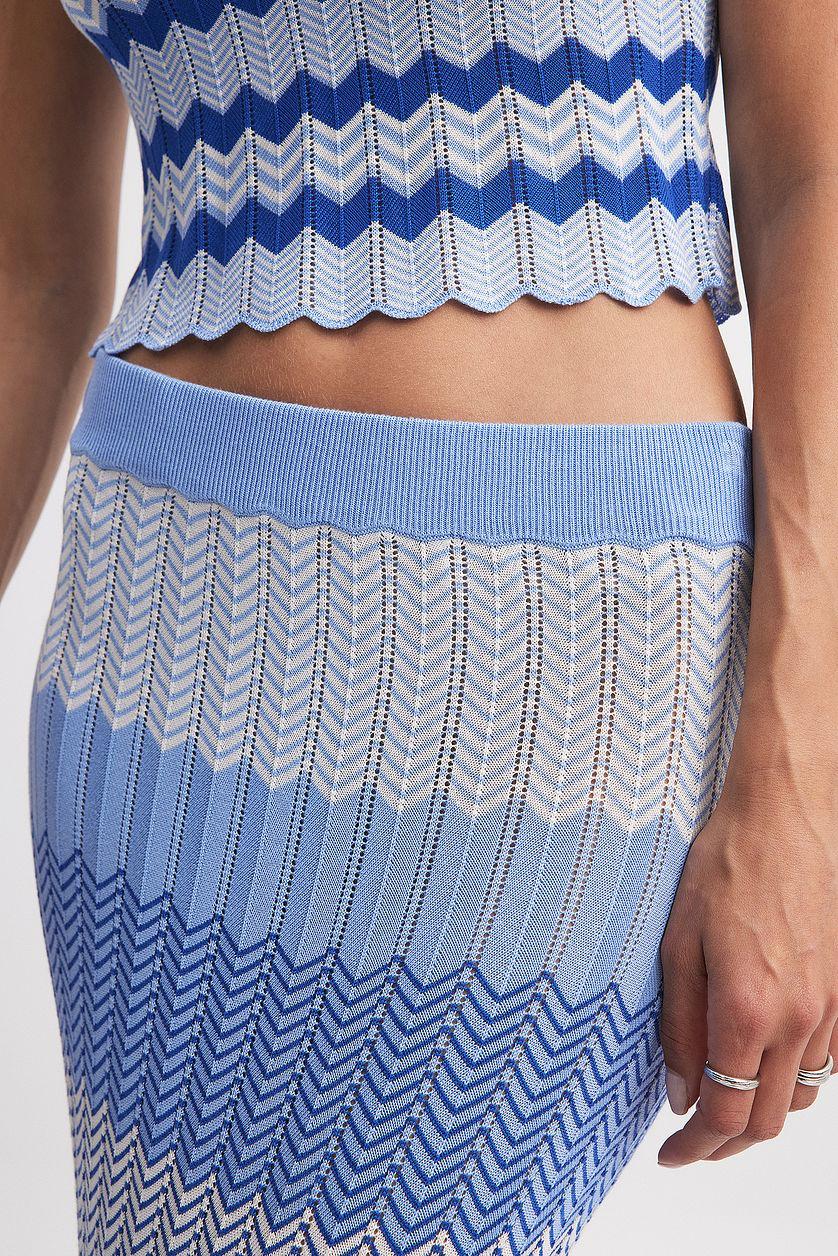 Fine Knitted Maxi Skirt Product Image