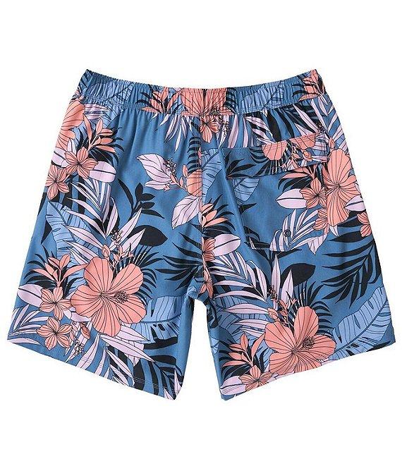SAXX Hibiscus Jungle Oh Buoy 2N1 Slim Fit 7#double; Inseam Swim Shorts Product Image