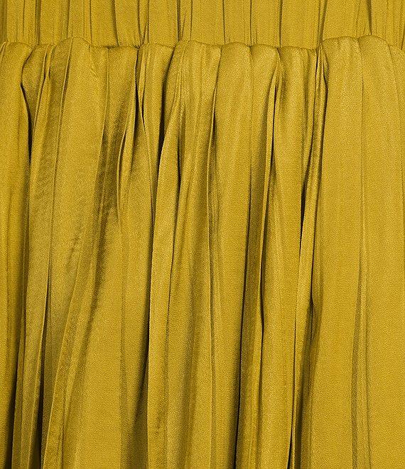 Gibson & Latimer Moonshadow Belted Pleated Midi Skirt Product Image