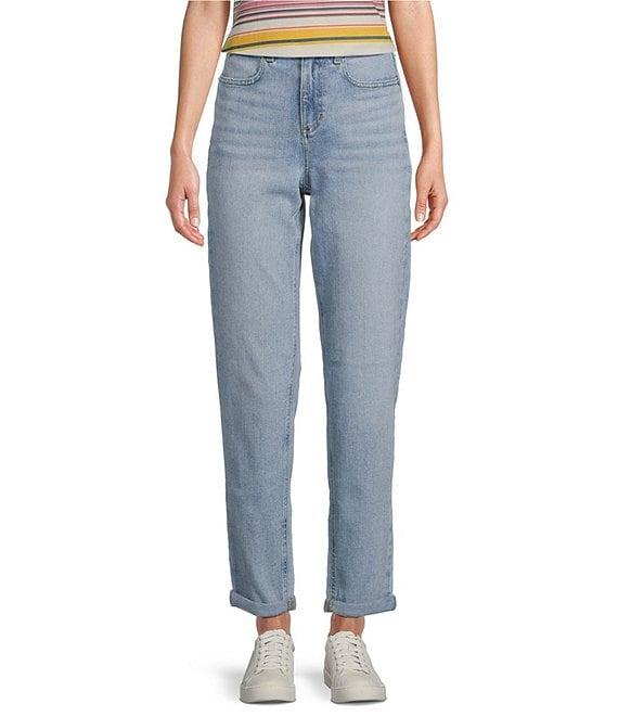 L.L.Bean 207 Vintage High Rise Straight Leg Boyfriend Jeans Product Image