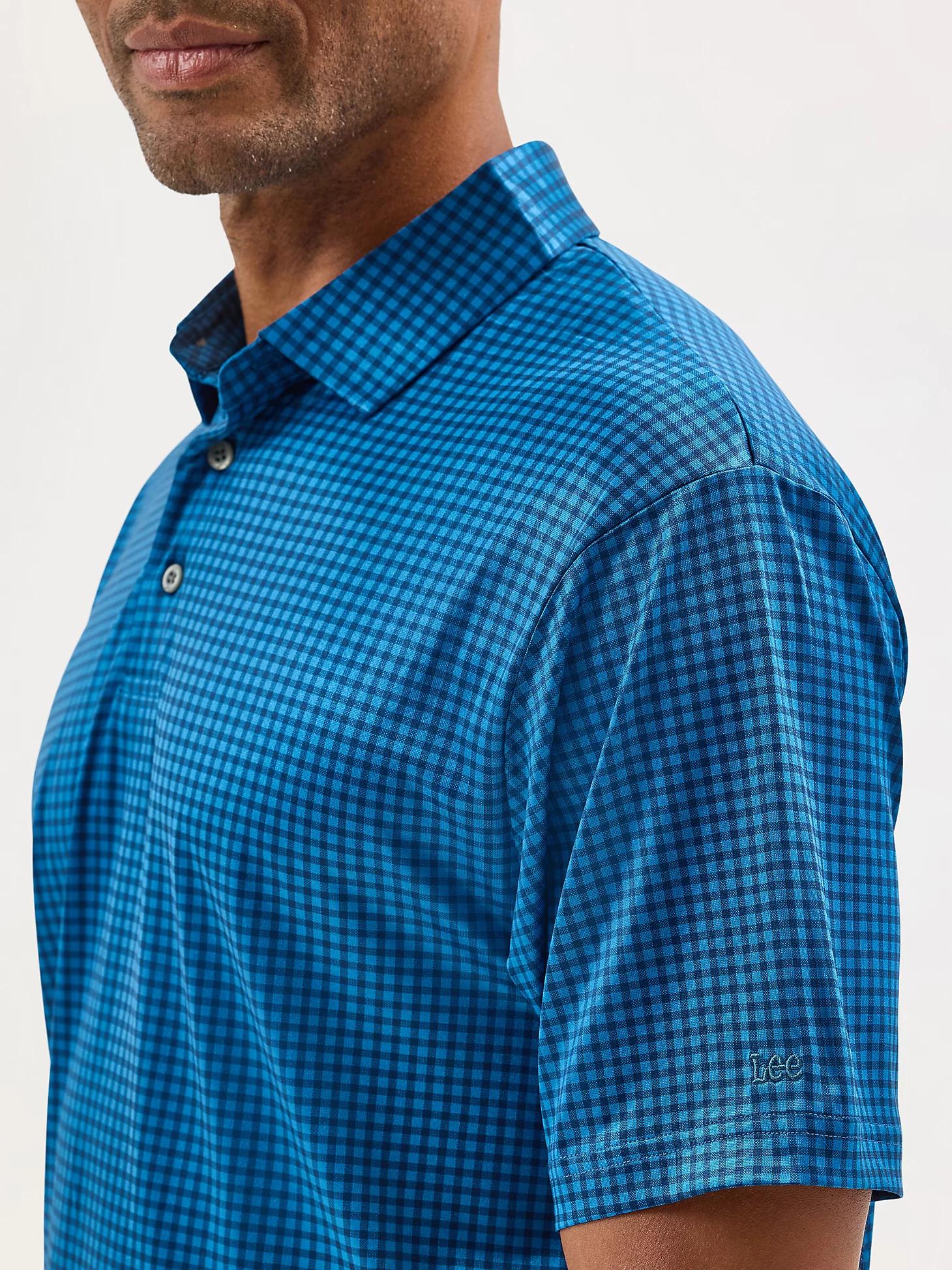 Men's Golf Series Plaid Polo Shirt | Men's Tops & Tees | Lee® Product Image