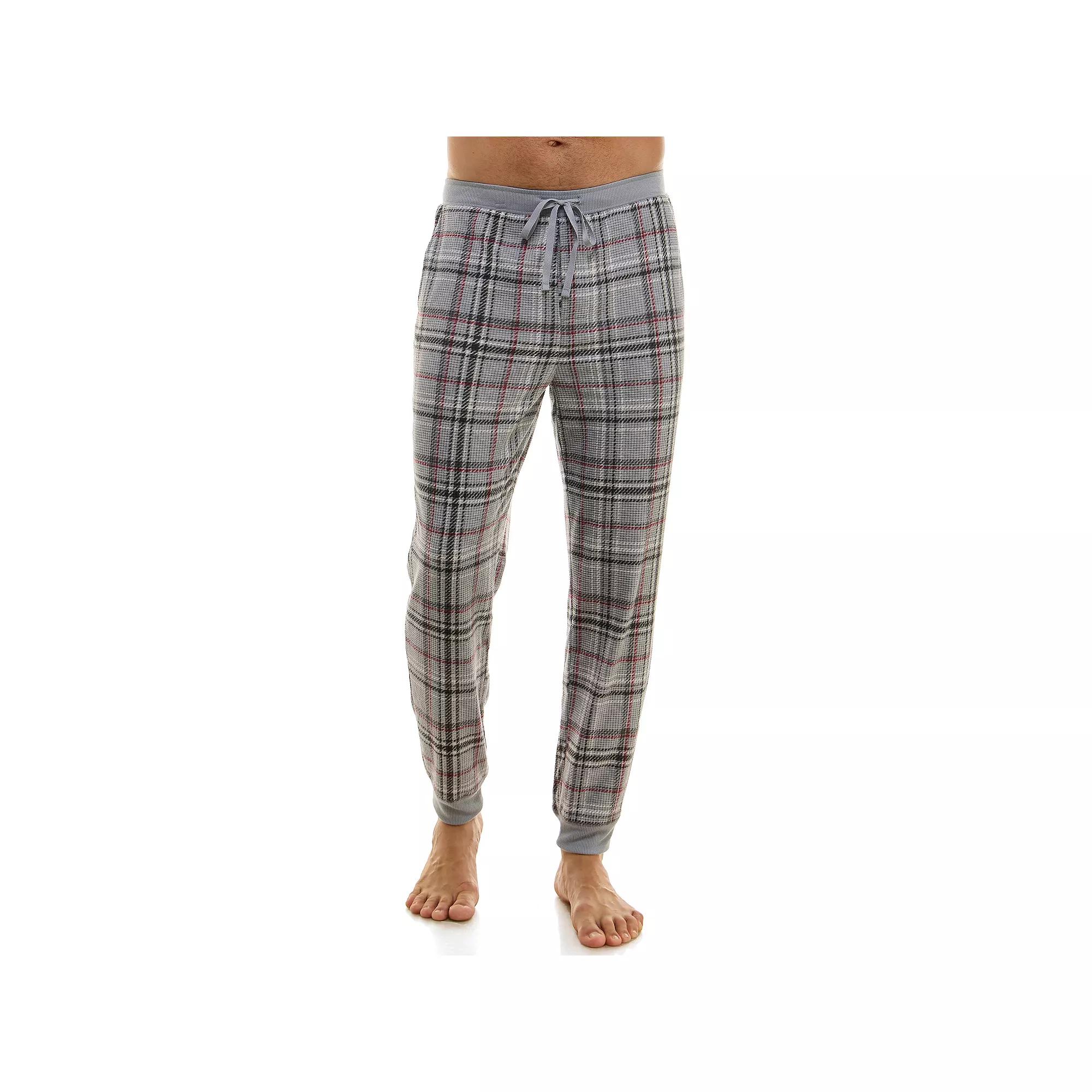 Men's Sonoma Goods For Life® Supersoft Waffle Banded Bottom Pajama Pants, Size: XXL, Dina Plaid Product Image
