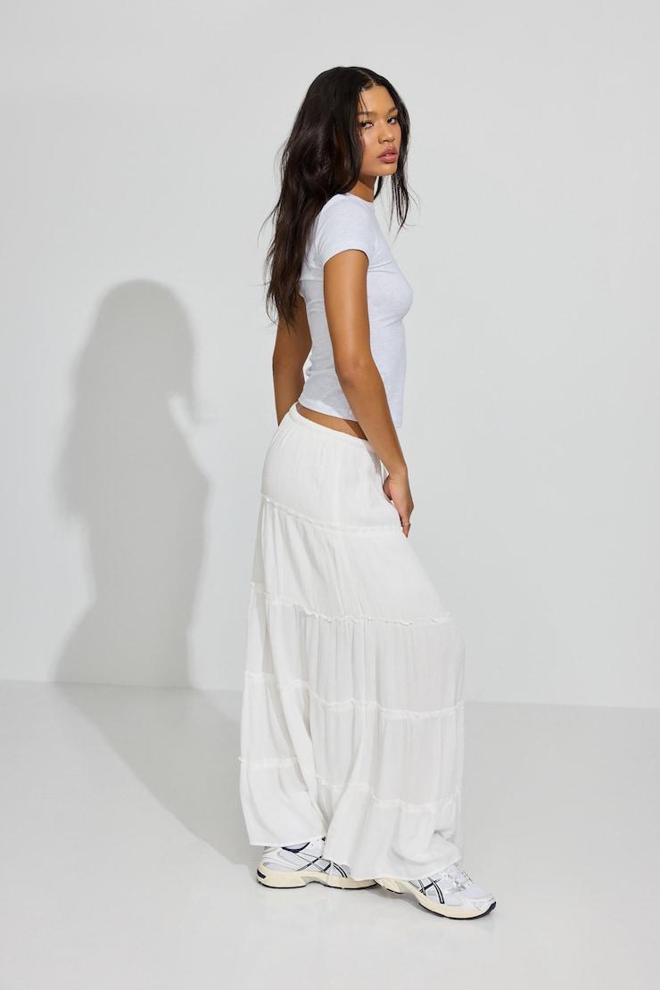 Tiered Maxi Skirt Product Image