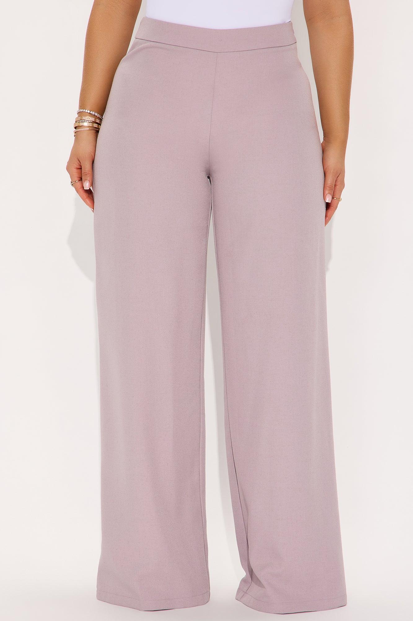 Patty Wide Leg Trouser - Lavender Product Image