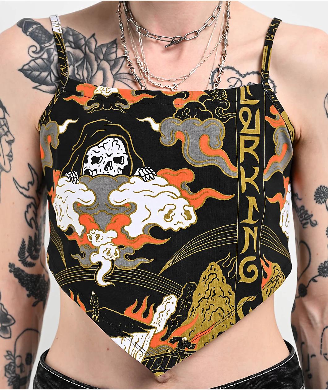 Lurking Class by Sketchy x Tank Mr. Tucks Black Halter Top Product Image