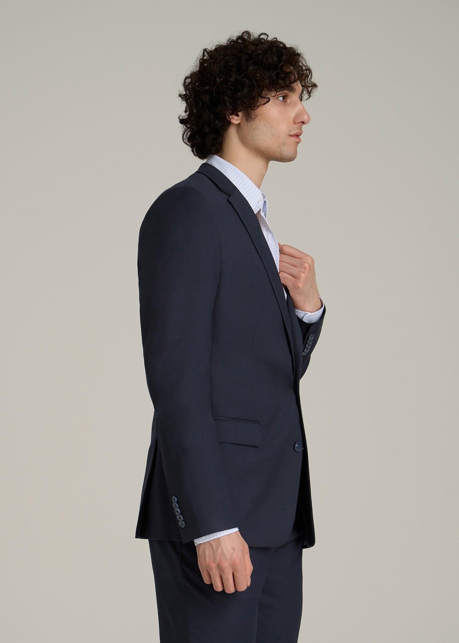 Suit Jacket for Tall Men in True Navy Male Product Image