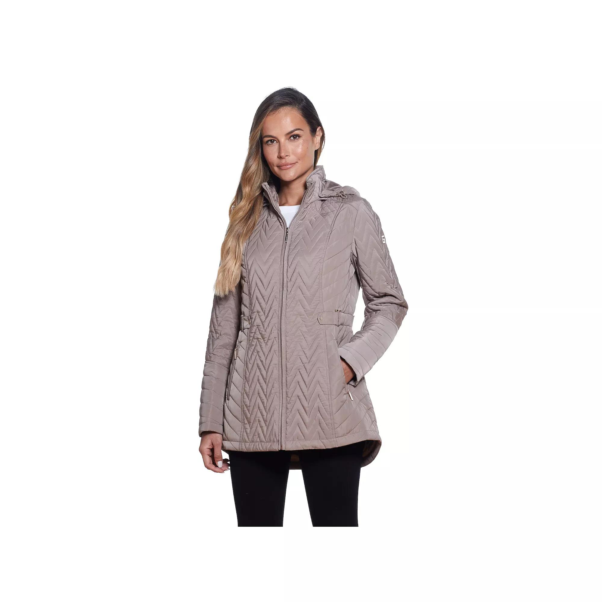 Women's Gallery Hooded Quilted Jacket,  Product Image