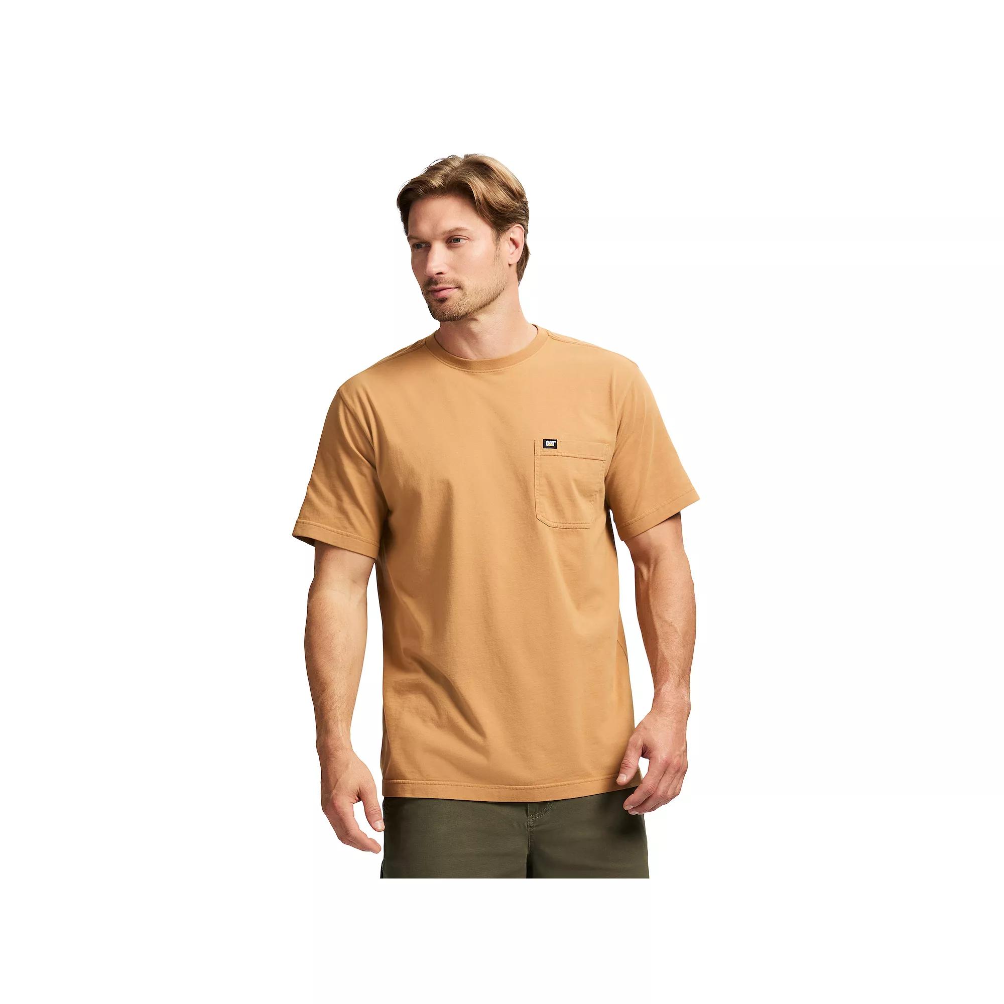 Men's Caterpillar Cat Logo Pocket Tee,  Product Image