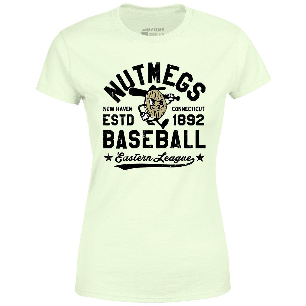 New Haven Nutmegs - Connecticut - Vintage Defunct Baseball Teams - Women's T-Shirt Female Product Image
