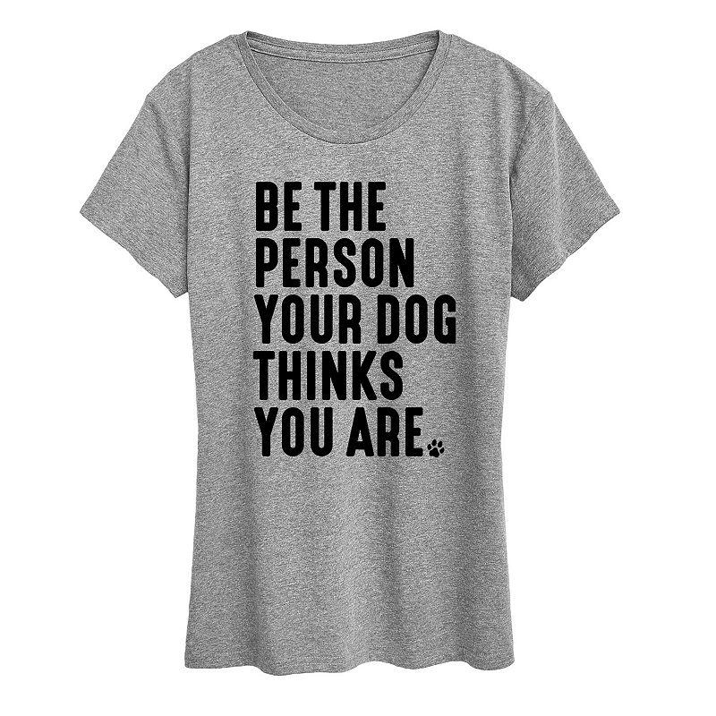 Women's Person Dog Thinks You Are Graphic Tee,  Product Image