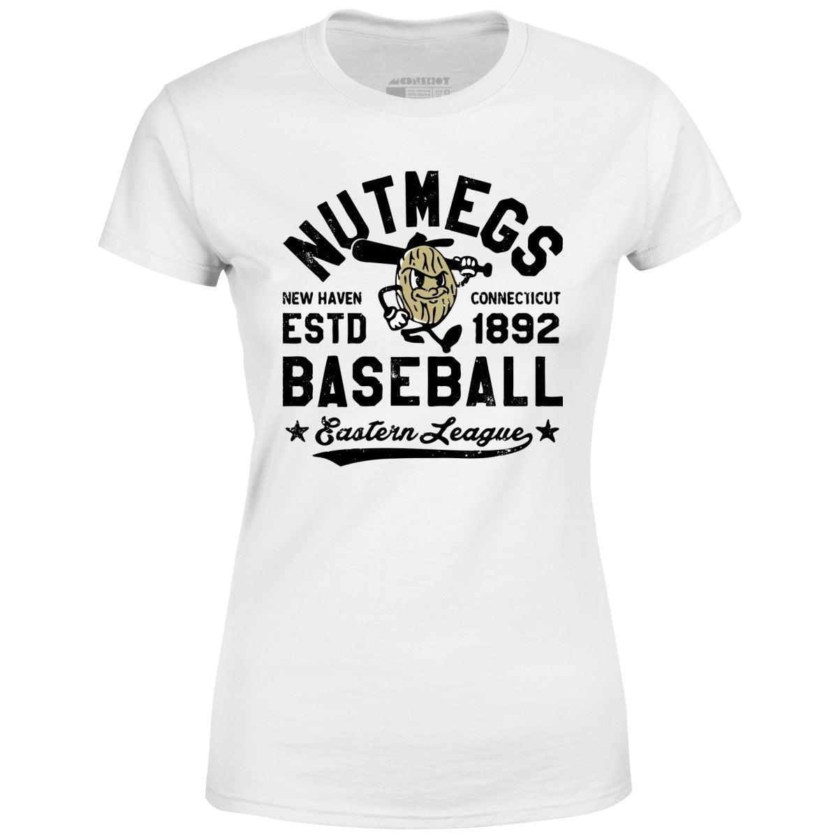 New Haven Nutmegs - Connecticut - Vintage Defunct Baseball Teams - Women's T-Shirt Female Product Image