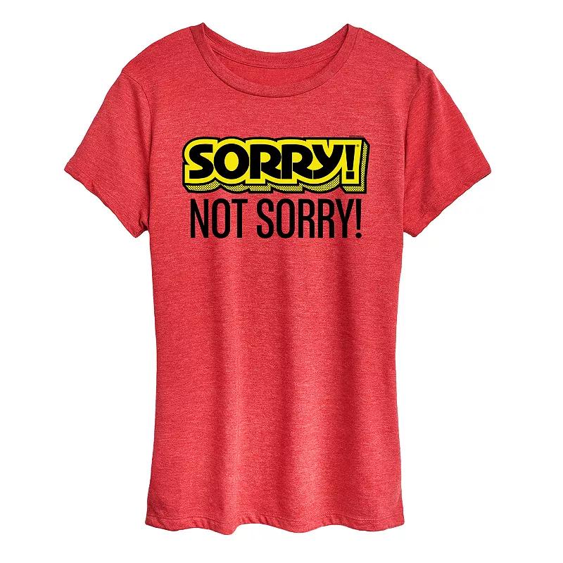 Women's Sorry Not Sorry Graphic Tee by Hasbro,  Product Image