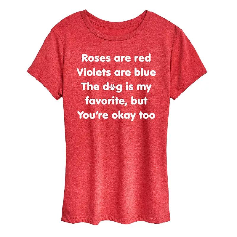 Women's The Dog Is My Favorite Graphic Tee,  Product Image