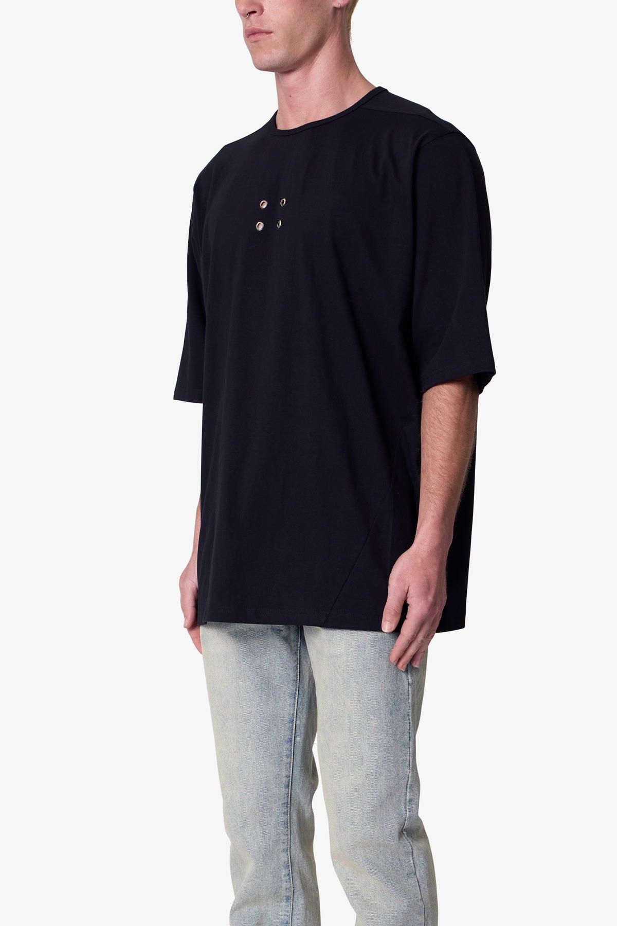 4 Eyelets Tee - Black Product Image