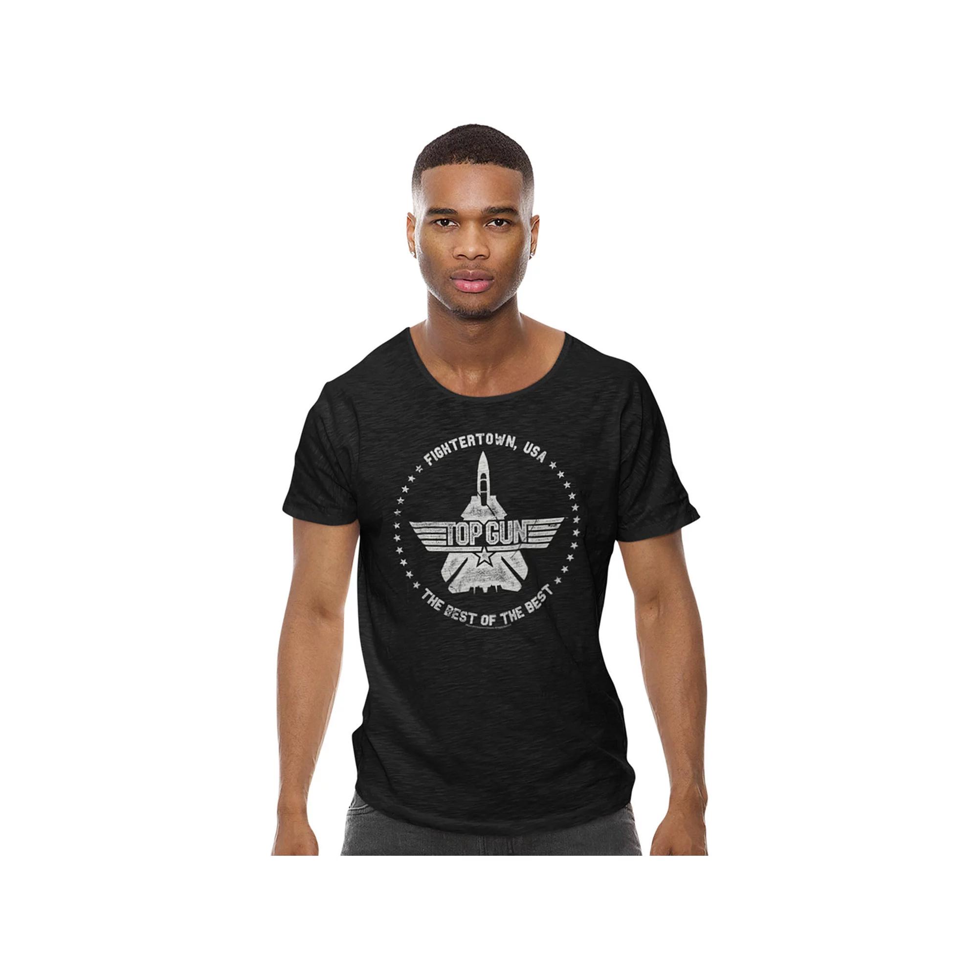 Men's Top Gun Fightertown, USA Tee, Size: XXL, Black Product Image