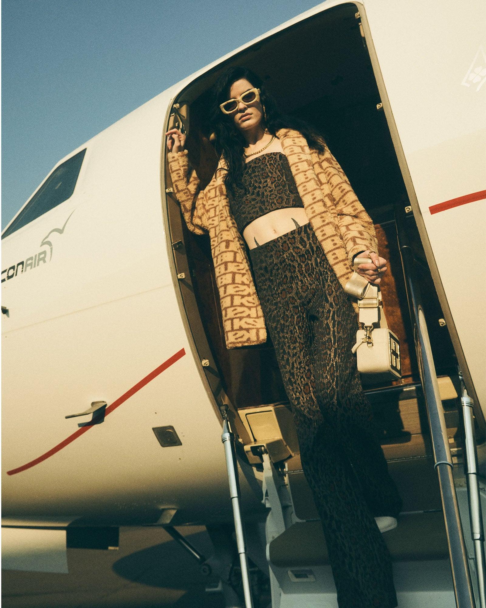 THREE AM PANT LEOPARD Female Product Image