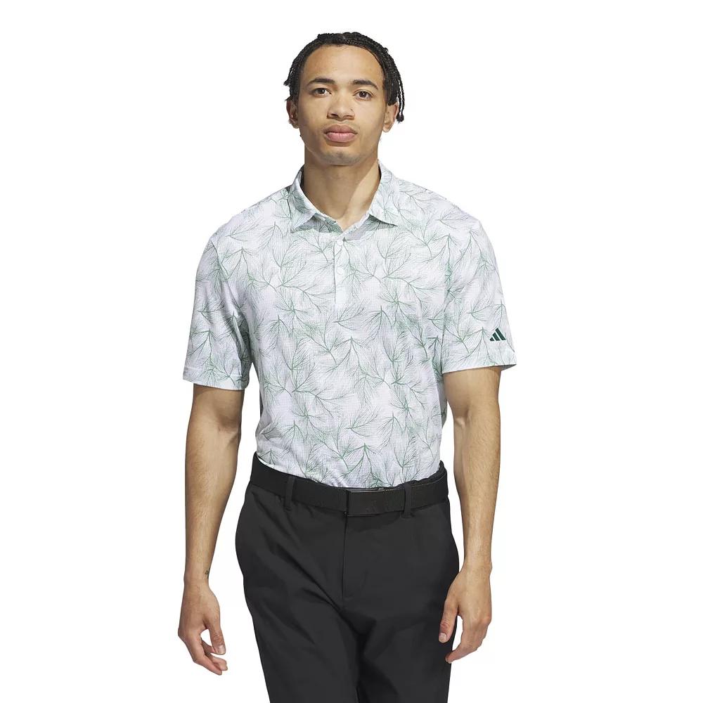 Men's adidas Ultimate365 Mesh Print Polo Shirt,  Product Image