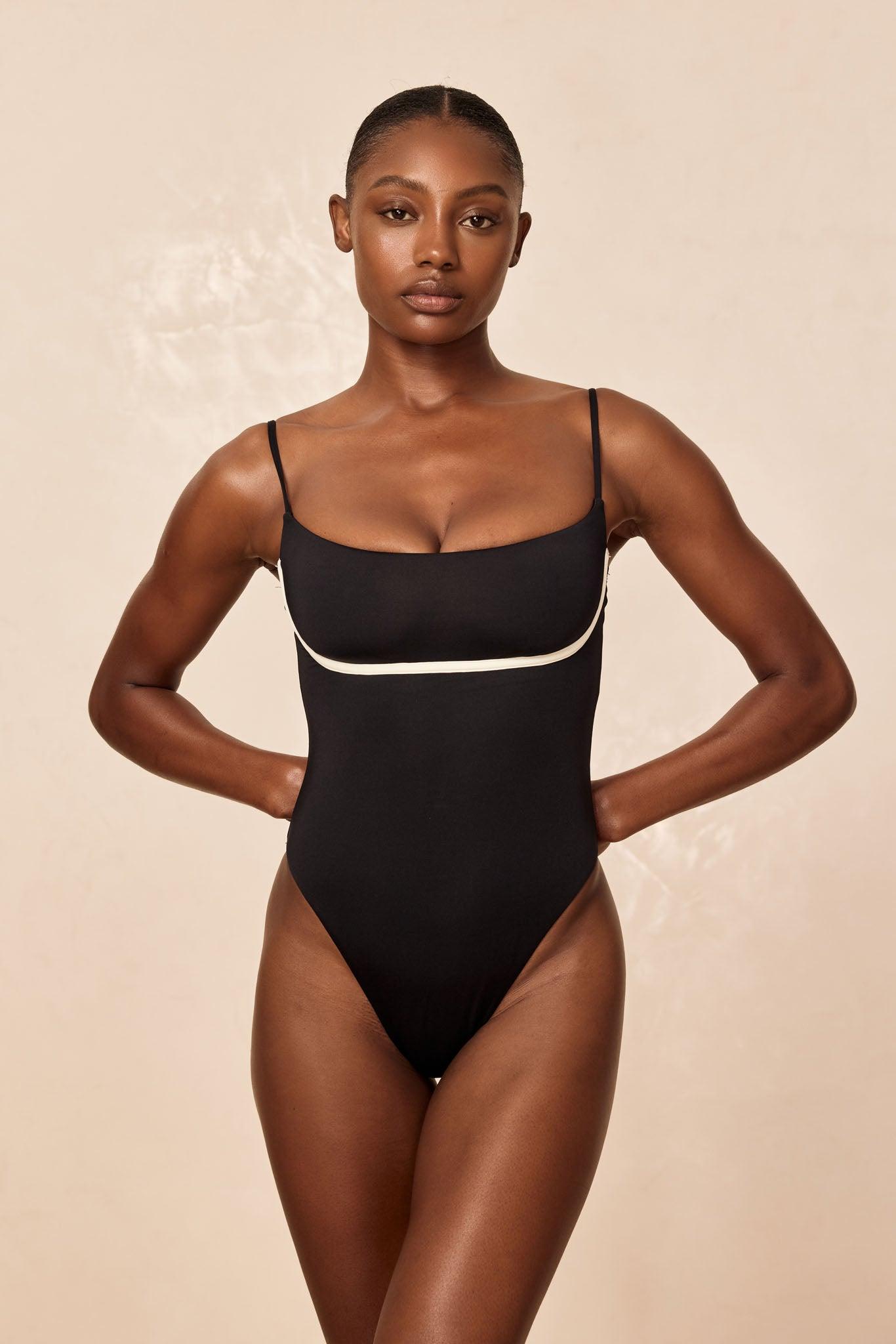 Sausalito One Piece - Black/Ivory Product Image