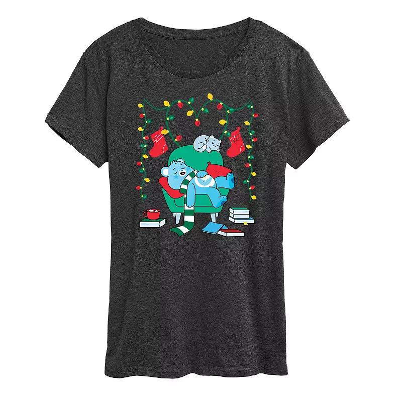 Women's Care Bears Cozy Christmas Graphic Tee, Girl's,  Product Image