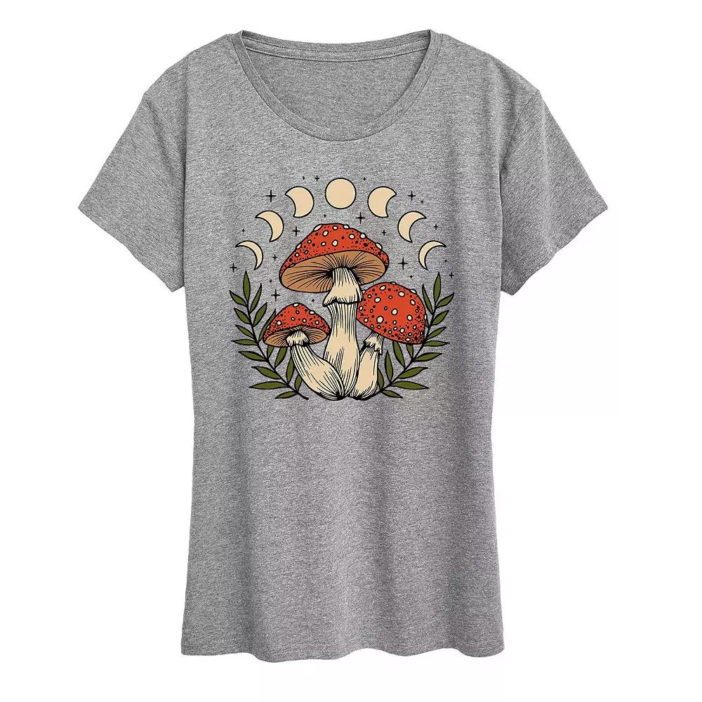 Women's Fall Mushrooms Graphic Tee, Girl's,  Product Image