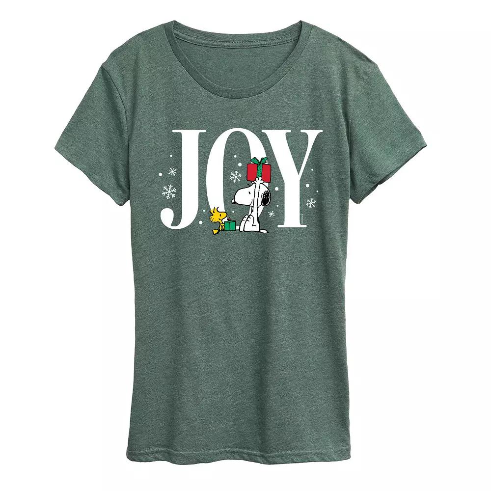 Women's Peanuts Snoopy & Woodstock Joy Graphic Tee,  Product Image