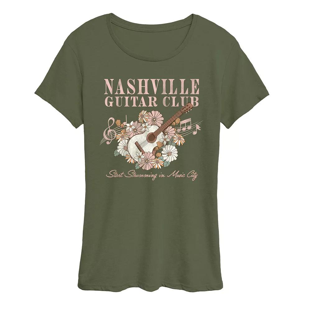 Women's Nashville Guitar Club Graphic Tee,  Product Image