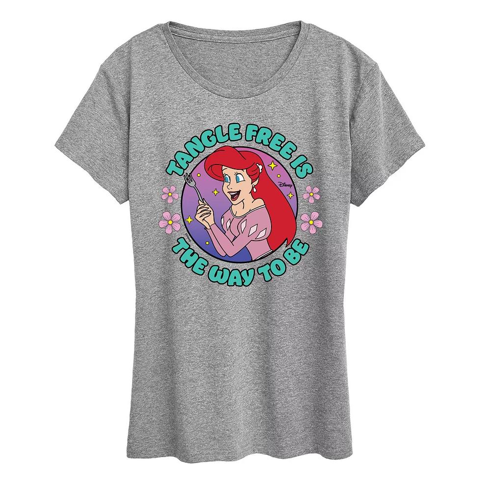 Disney's The Little Mermaid Ariel Women's Tangle Free Graphic Tee, Girl's,  Product Image