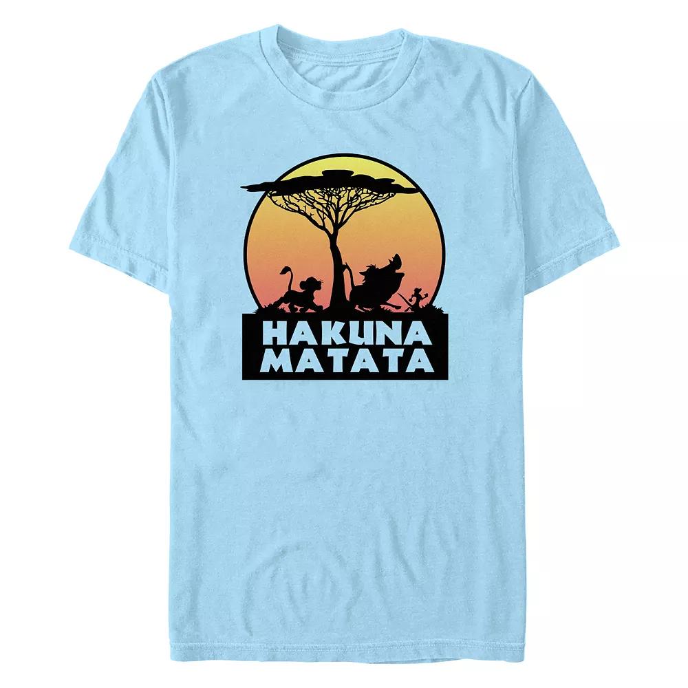 Disney's The Lion King Simba, Pumbaa & Timon Hakuna Matata Tree Men's Graphic Tee,  Product Image