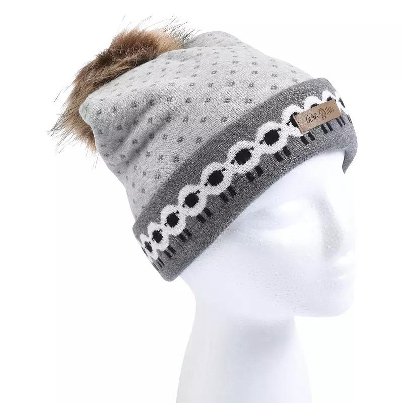 Women's GaaHuu Super Soft Cuff Cap, Black Buffalo Check Product Image