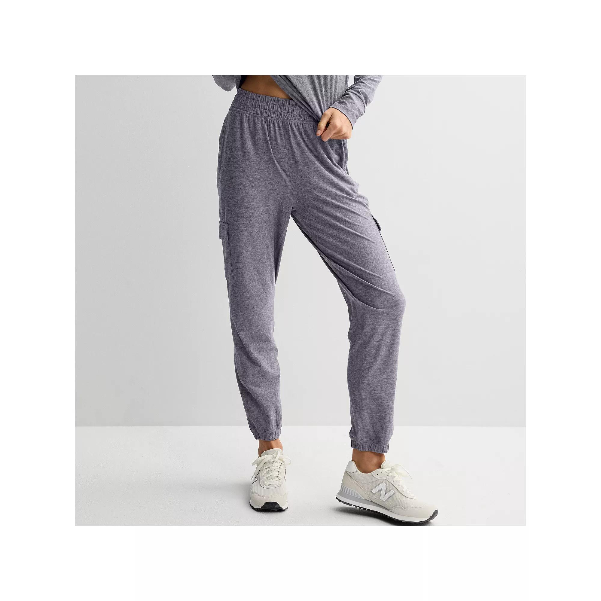 Women's FLX Wander Cargo Joggers, Size: Medium Long, Pink Sand Product Image