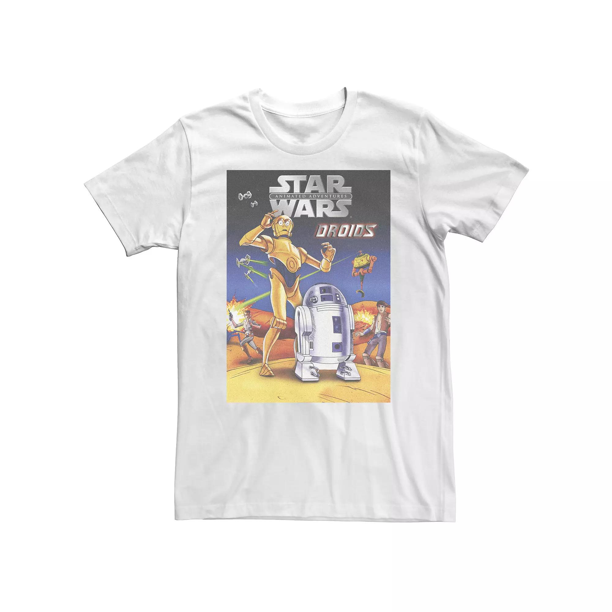 Big & Tall Star Wars Animated Droids Retro Tee, Men's,  Product Image