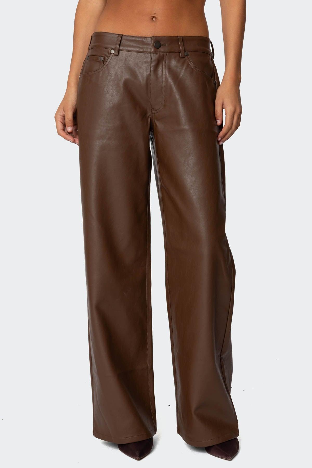 Tatiana Faux Leather Pants Product Image