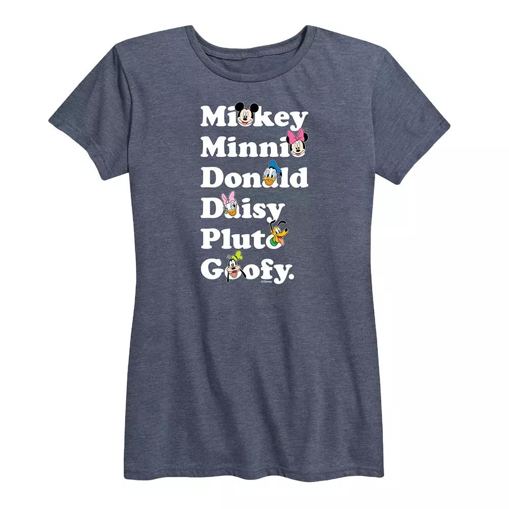 Disney's Mickey Mouse & Friends Women's Graphic Tee,  Product Image