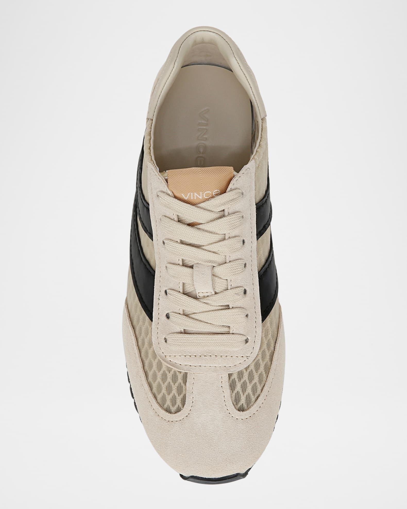 Oasis Net Leather Low-Top Sneakers Product Image