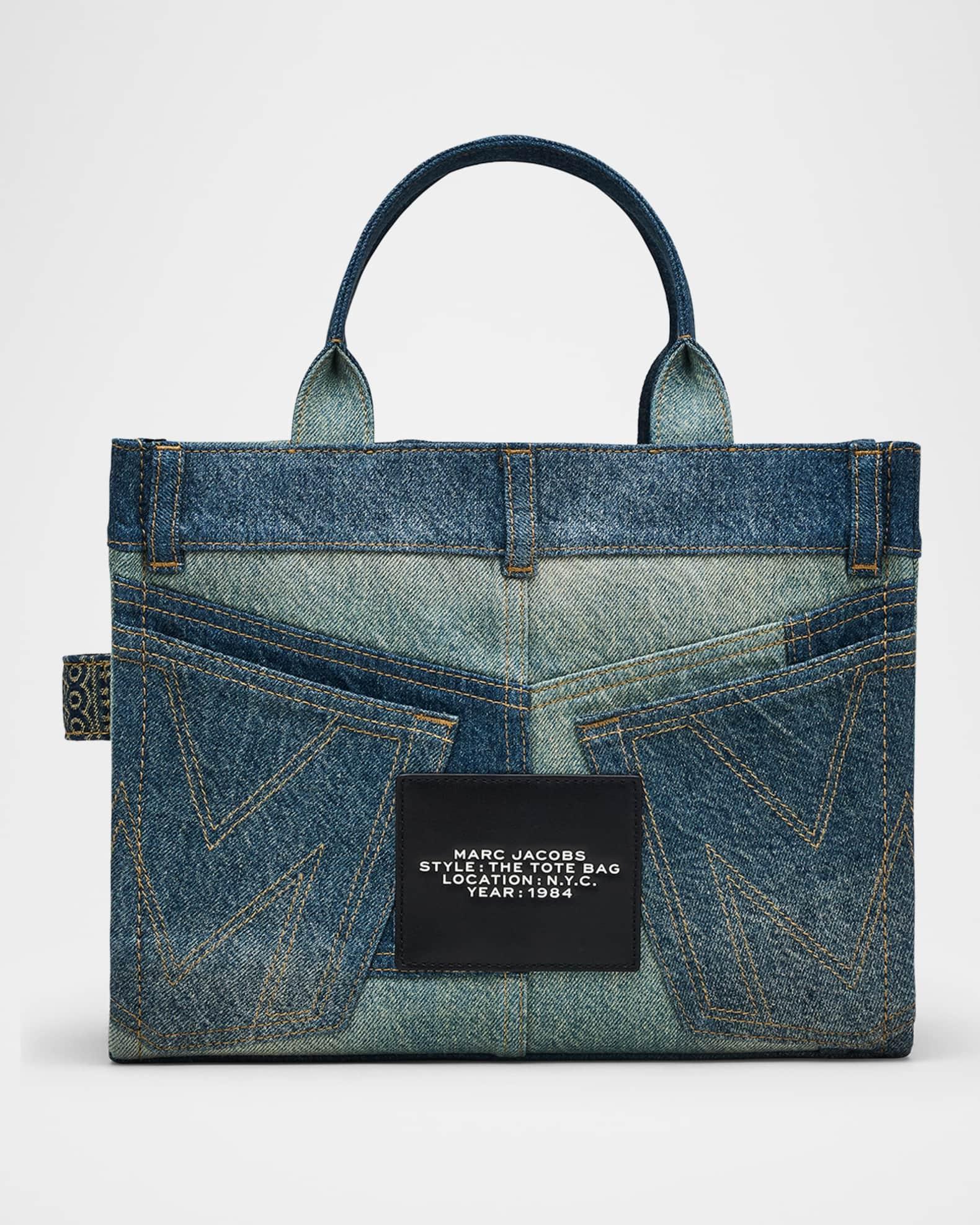 The Medium Patchwork Denim Tote Bag Product Image