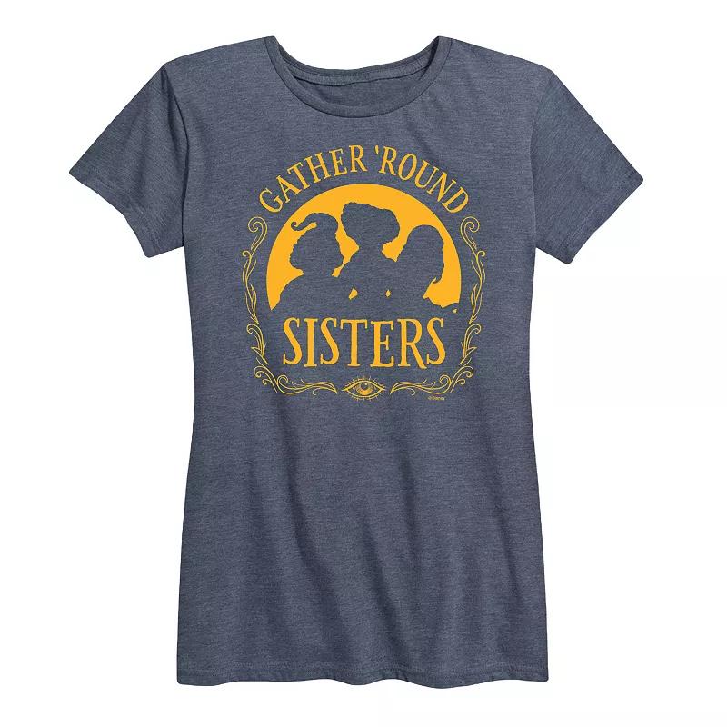 Disney's Hocus Pocus Women's Gather Round Sisters Graphic Tee, Girl's,  Product Image