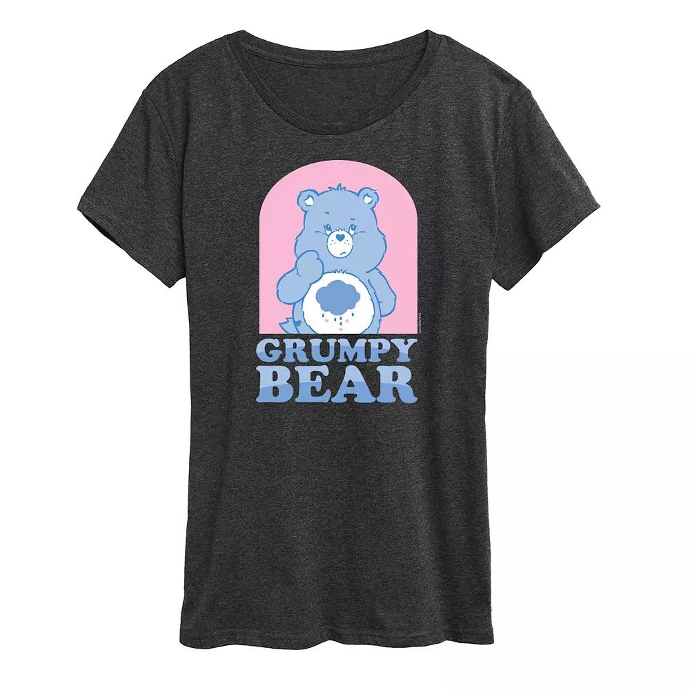 Women's Care Bears Pastel Grumpy Bear Graphic Tee, Girl's,  Product Image