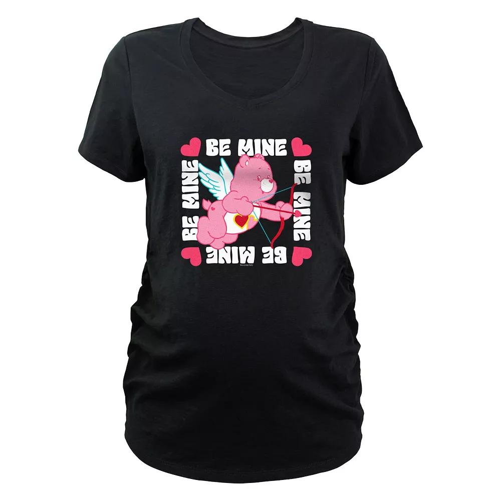 Maternity Care Bears Be Mine Heart Box Graphic Tee, Women's,  Product Image