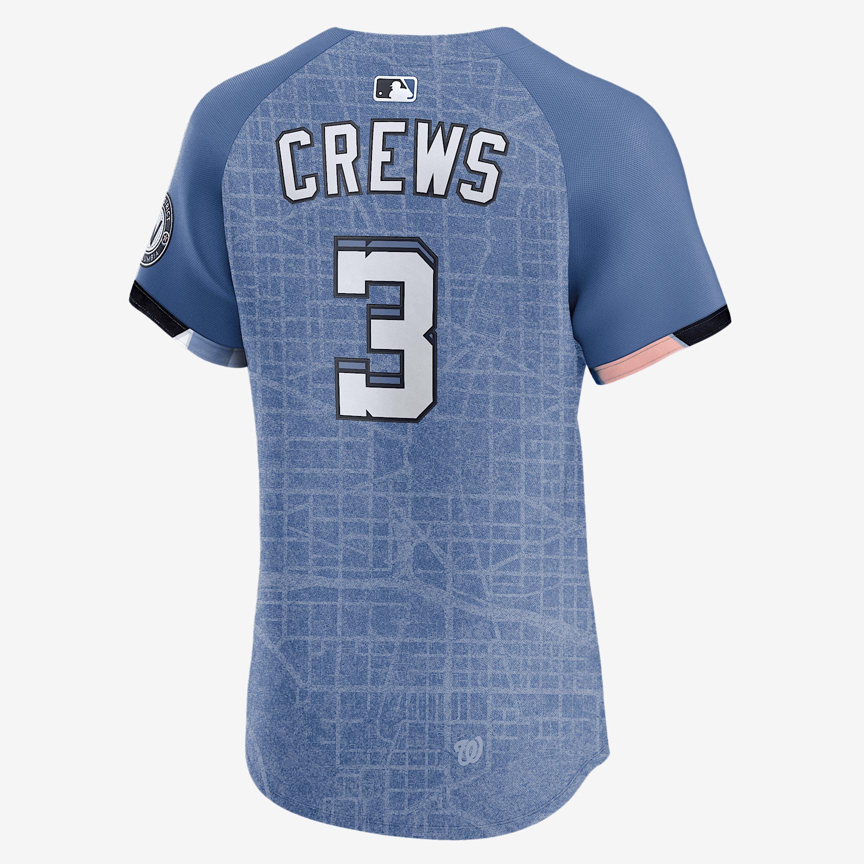 Dylan Crews Washington Nationals City Connect Nike Mens Dri-FIT ADV MLB Elite Jersey | 9B100CF3WT9-XEV Product Image