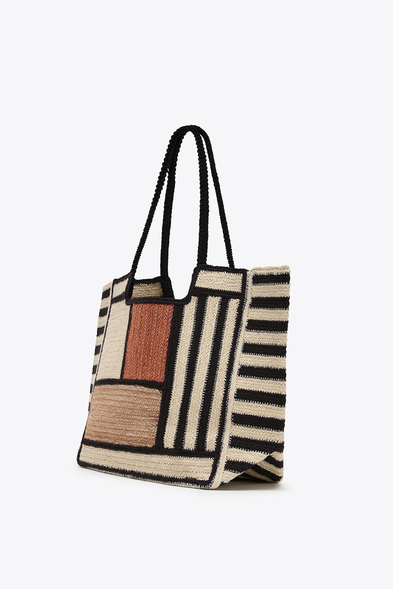 STRIPED JUTE BAG Product Image