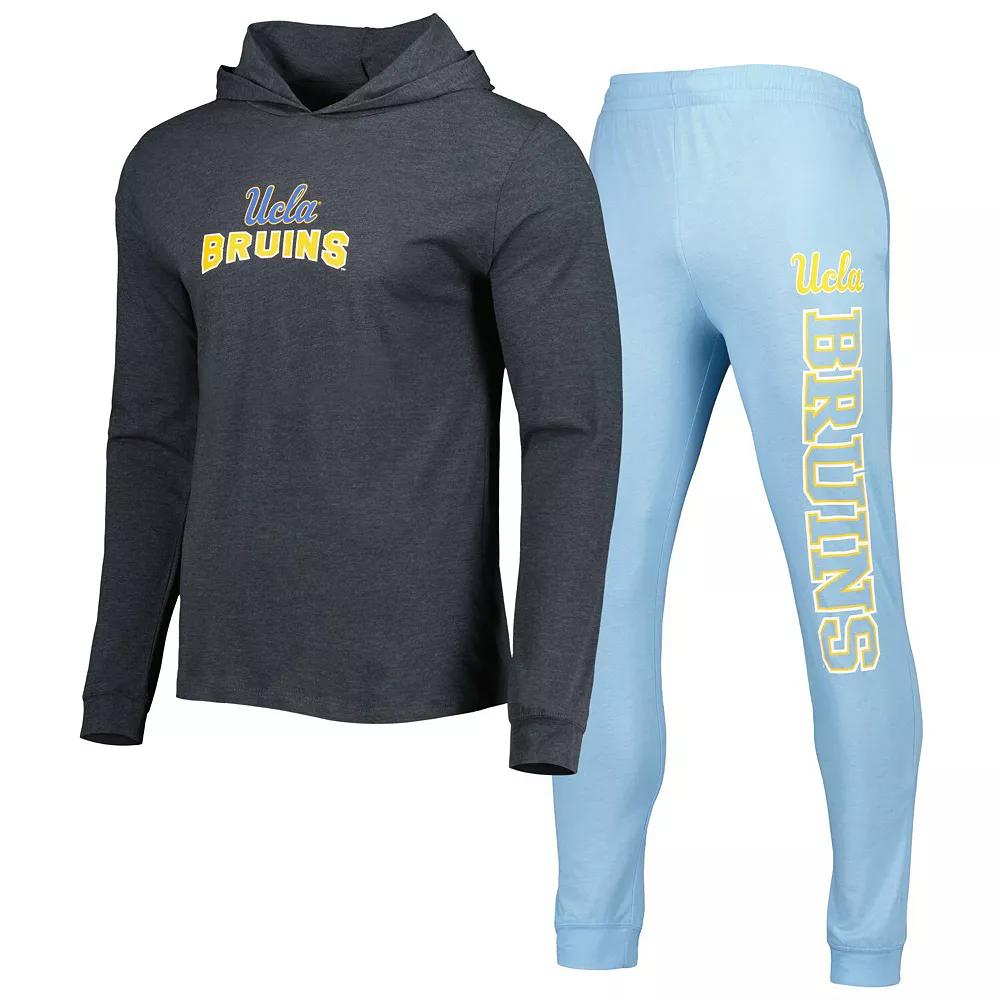 Men's Concepts Sport Blue/Charcoal UCLA Bruins Meter Pullover Hoodie & Pant Sleep Set,  Product Image