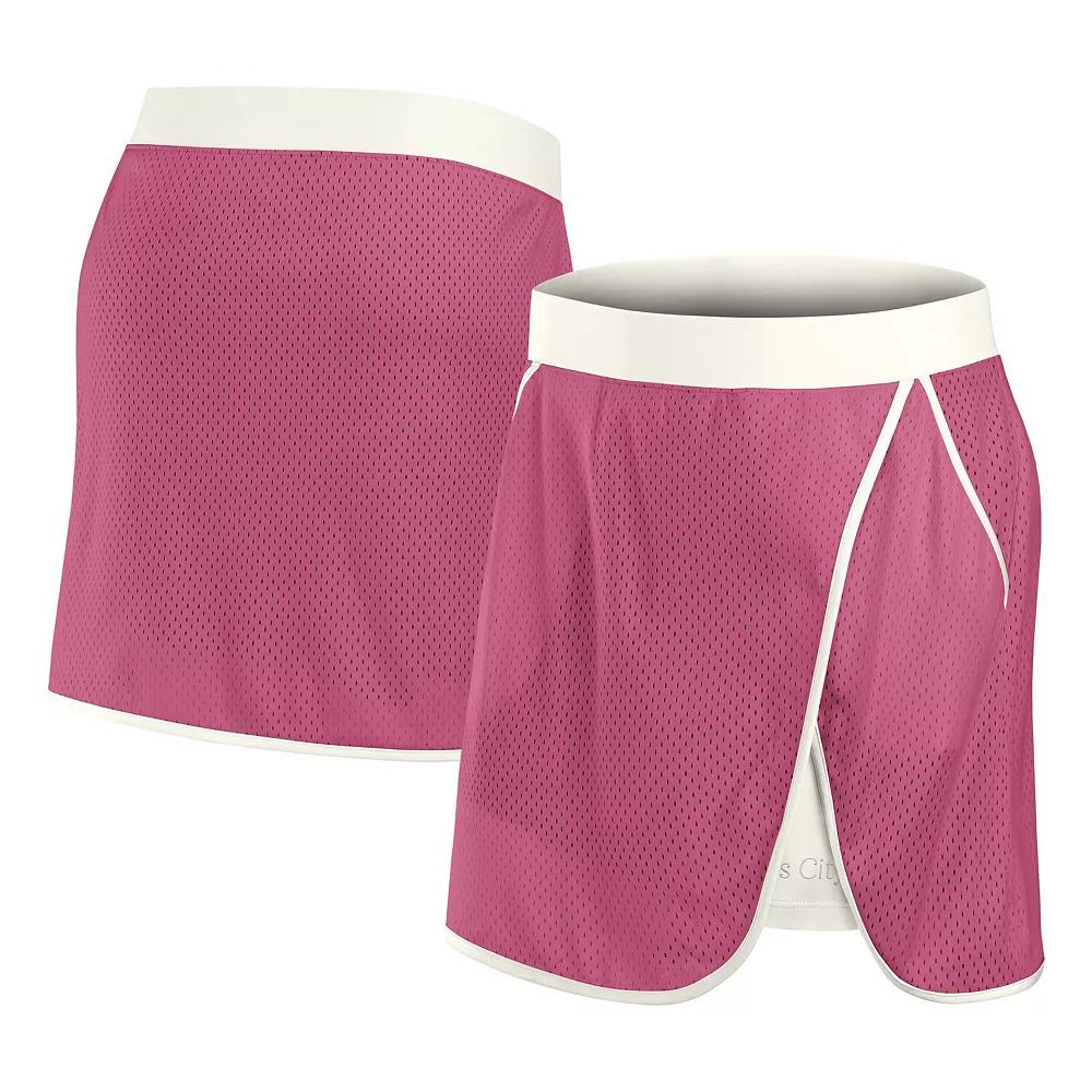 Women's Fanatics Pink Kansas City Chiefs Studio Wellness Skort,  Product Image