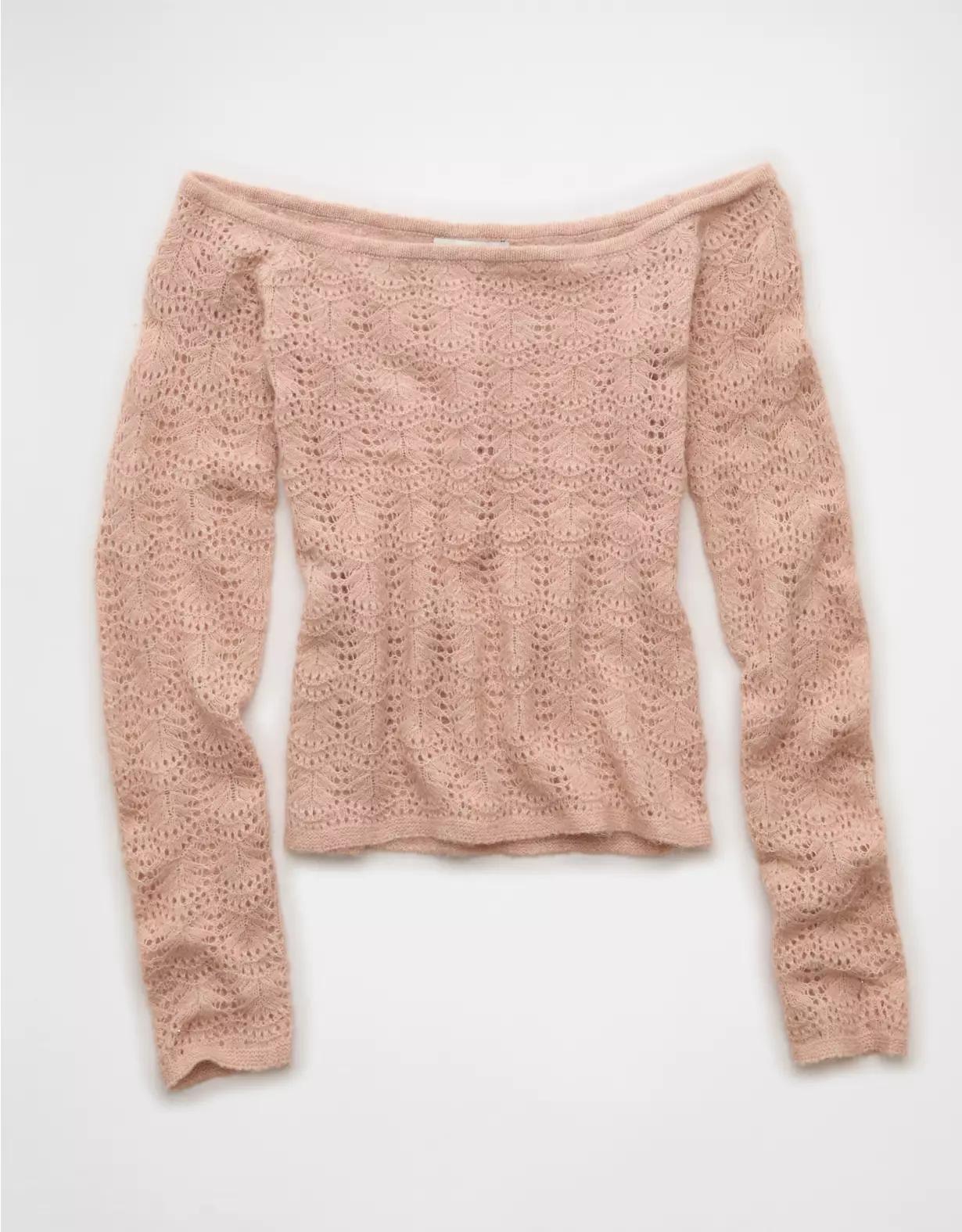 AE Off-The-Shoulder Sweater  Product Image