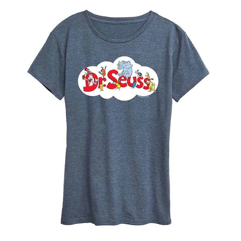 Women's Dr. Seuss Cloud Logo Graphic Tee,  Product Image