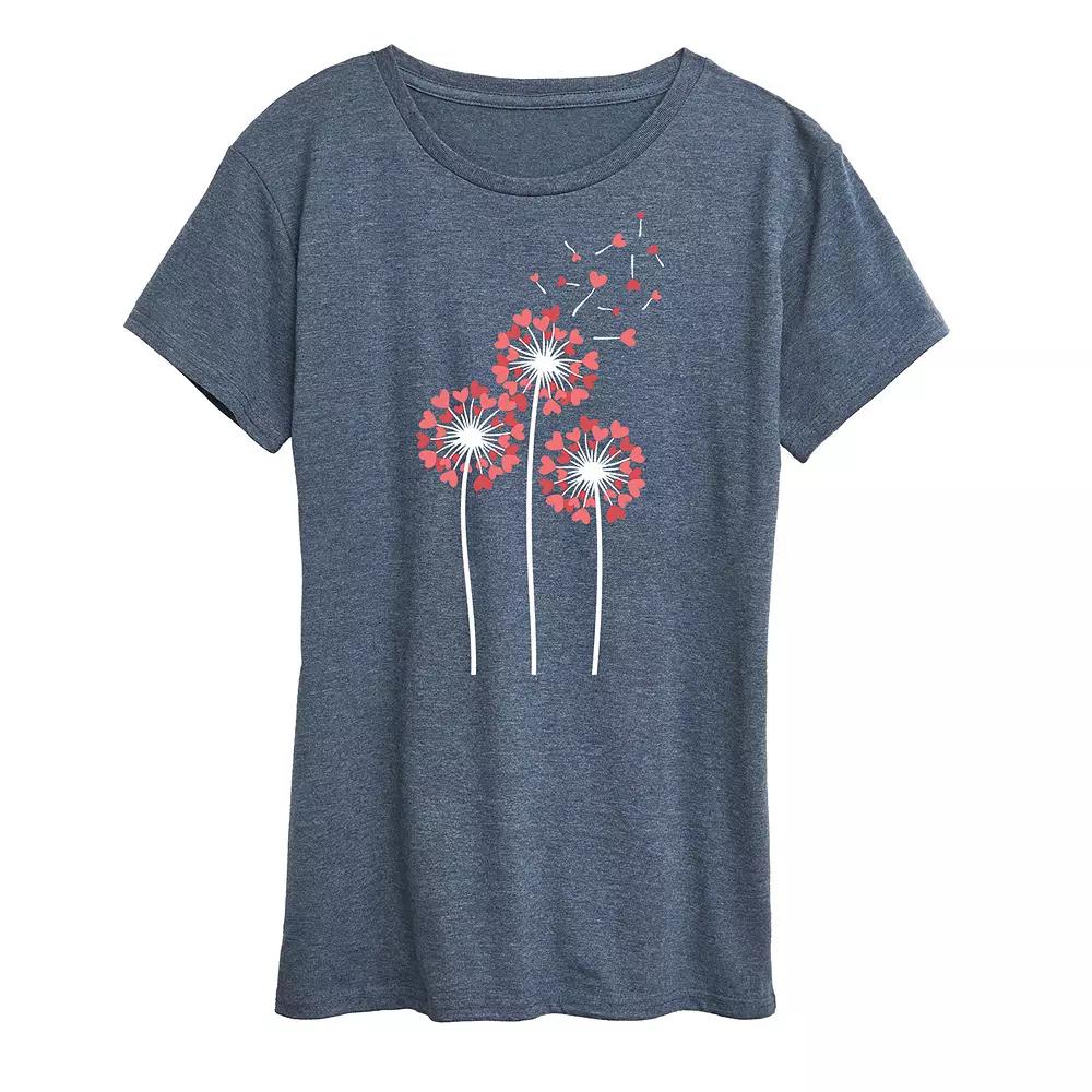 Women's Dandelion Heart Group Graphic Tee,  Product Image