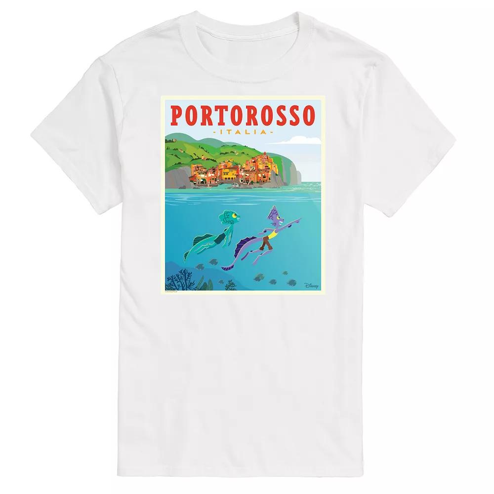 Disney's Luca Men's Portorossa Italy Postcard Graphic Tee,  Product Image