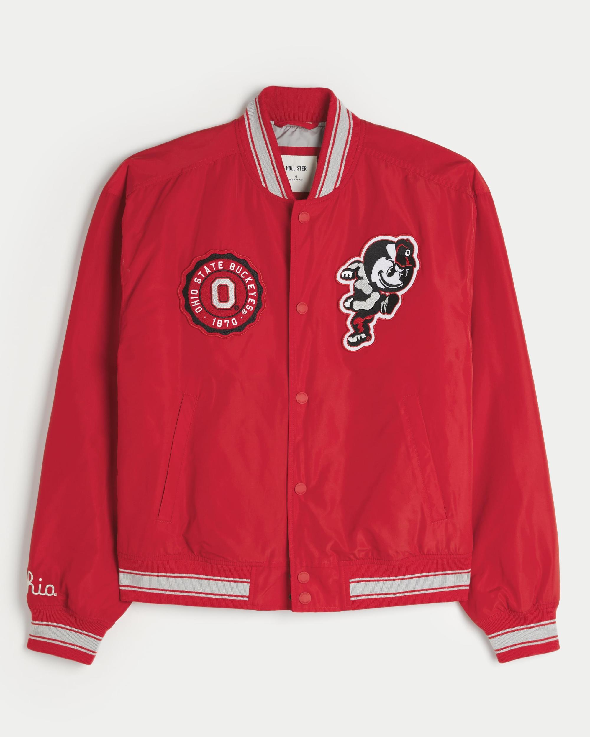 Ohio State Buckeyes Graphic Bomber Jacket Product Image